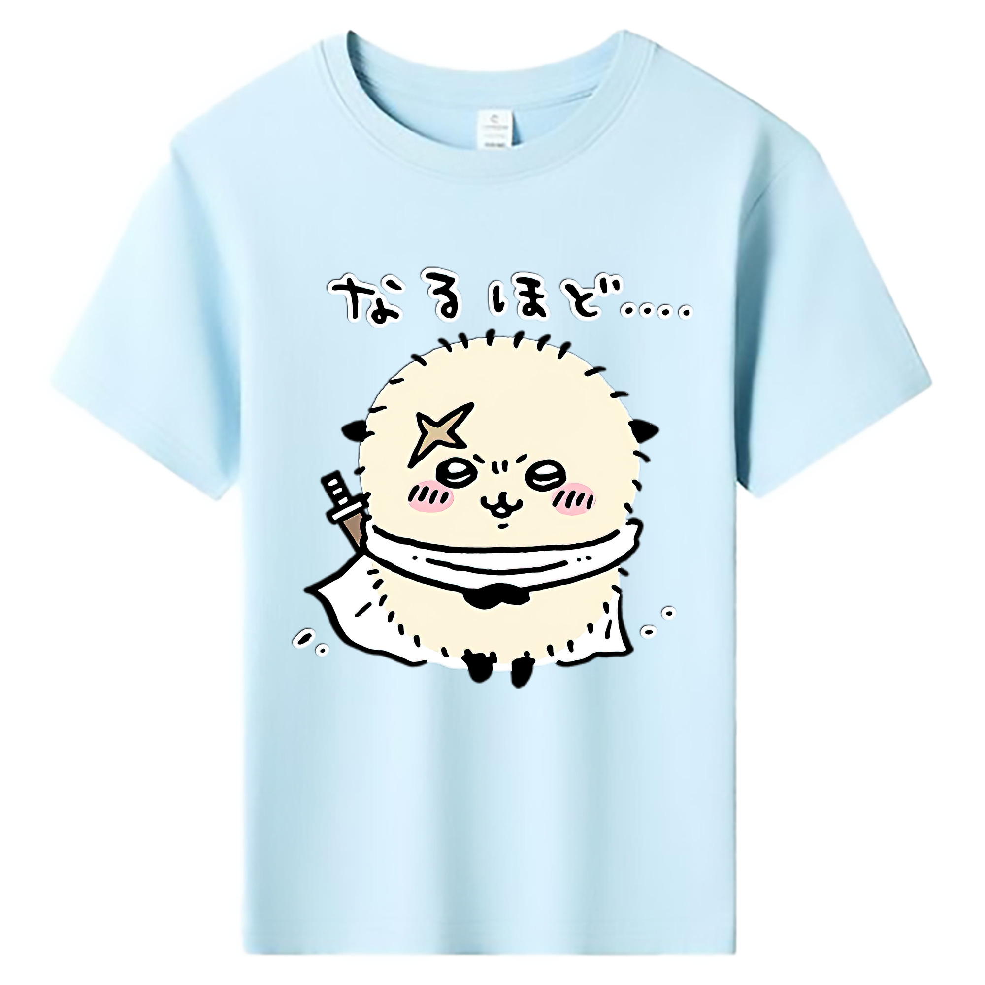 （画像用） ちいかわ ラッコ Chii-kawa Sea otter 綿100％キッズTシャツ（フロントプリント）